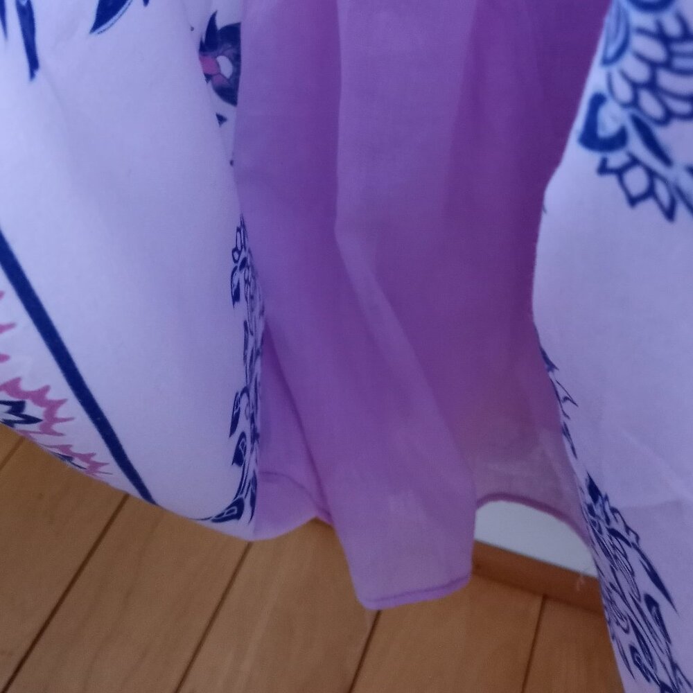 'Celina Moon' XL Maxi Dress Pinks/Purple/Blue NWOT - Picture 12 of 15